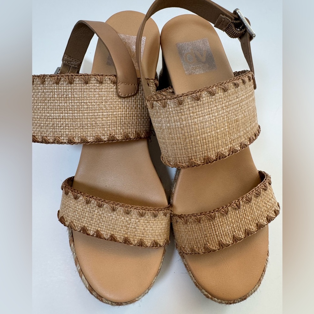 DV by Dolce Vita Enchant Women's Tan Wedge Sandals size 7.5 - Picture 16 of 16